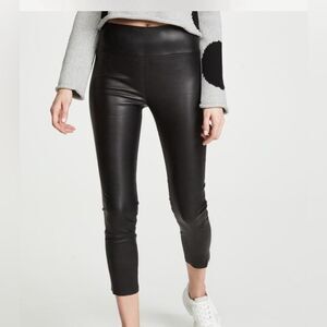 SPRWMN 100% leather leggings size M Capri pants